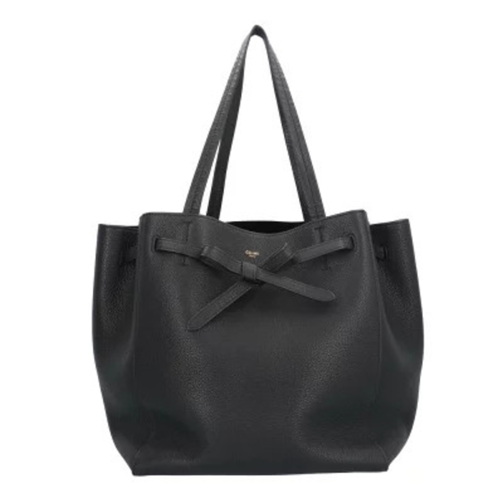 Celine Cabas Phantom Tote Bag Leather Black